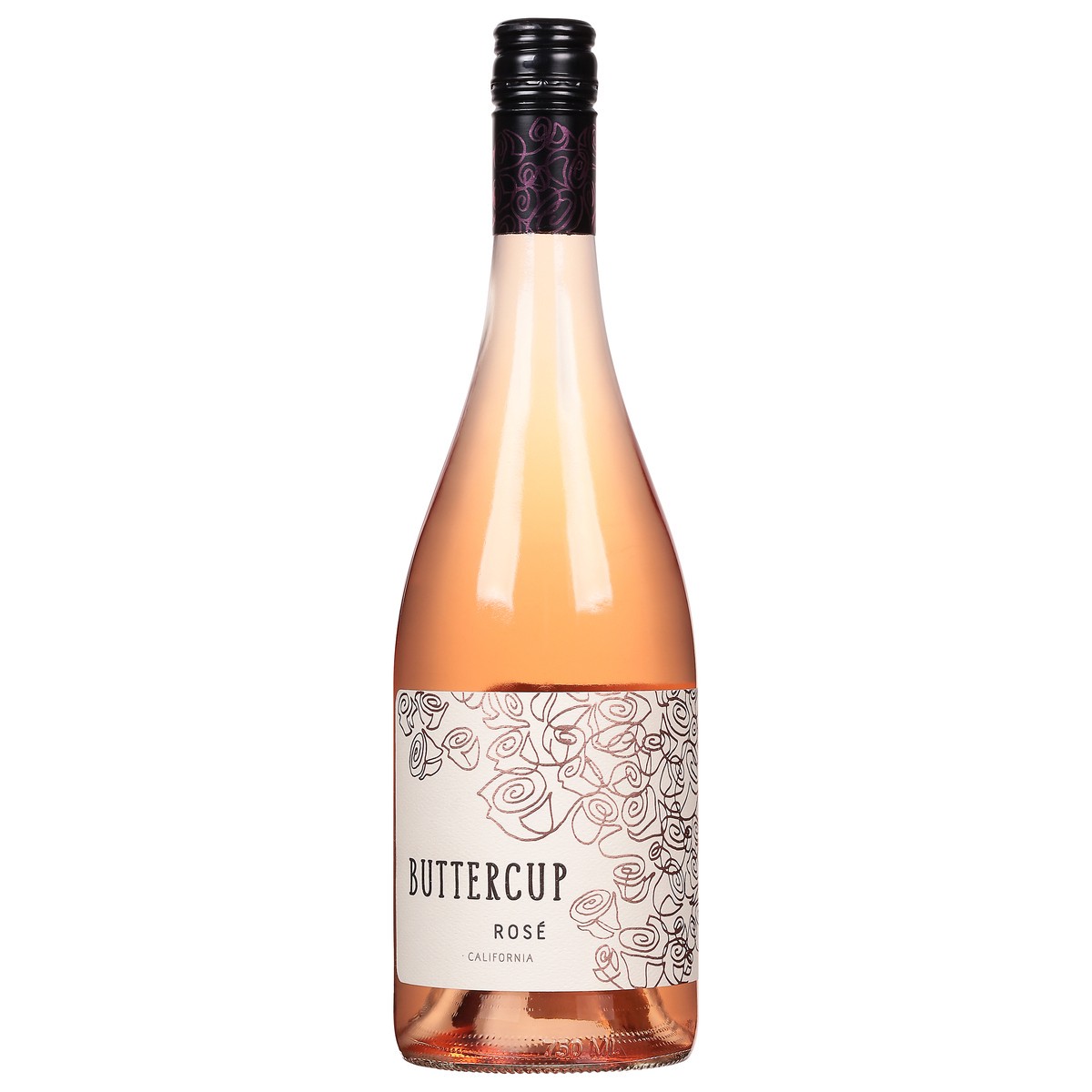 slide 9 of 9, Buttercup Rose Wine, 750 ml