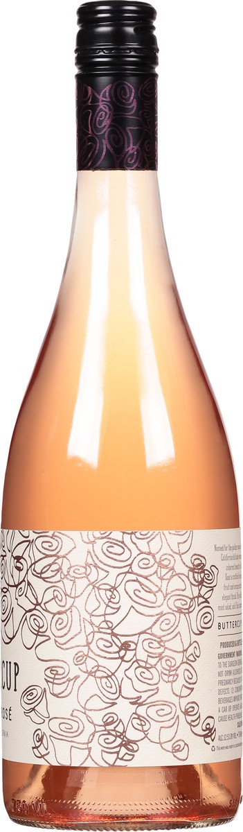 slide 8 of 9, Buttercup Rose Wine, 750 ml