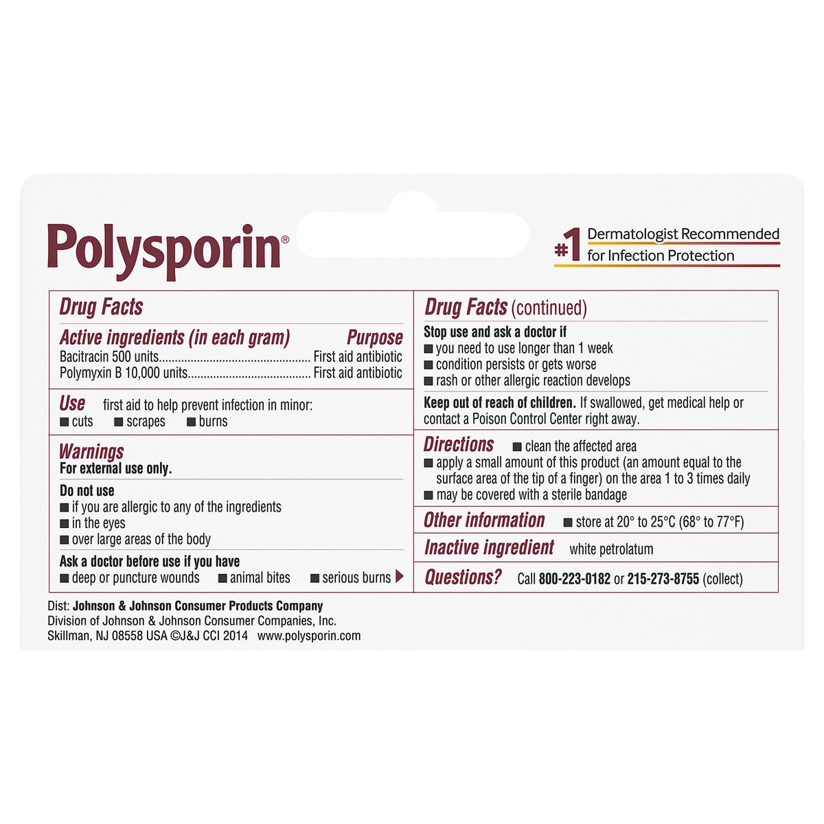 slide 3 of 8, Polysporin Antibiotic Ointments, Ointment, 0.5 oz