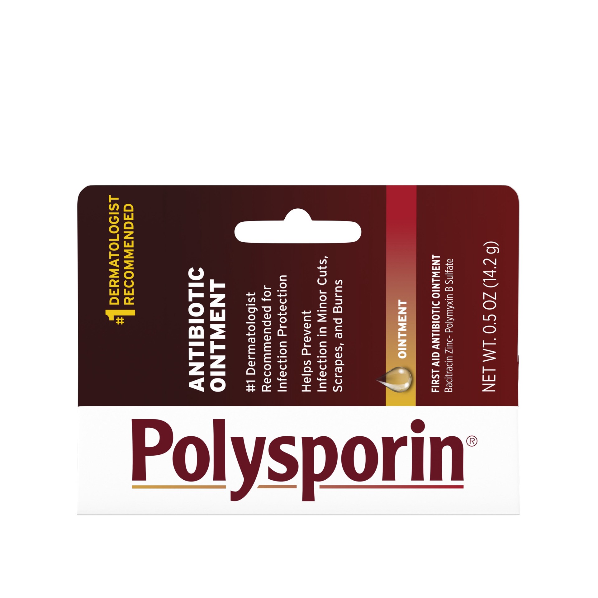 slide 1 of 6, Polysporin First Aid Antibiotic Ointment - 0.5oz, 