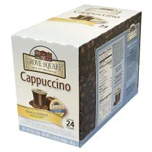 Grove Square Single Serve French Vanilla Cappuccino - 24 ct
