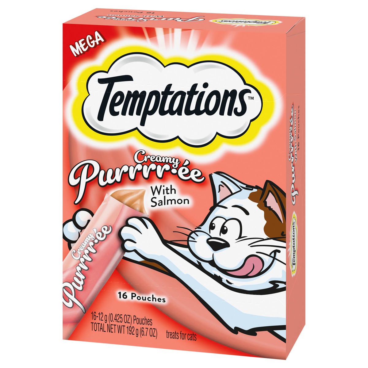 slide 13 of 13, Whisker Temptations Creamy Purree Sm 5/6.7 Oz, 16 ct