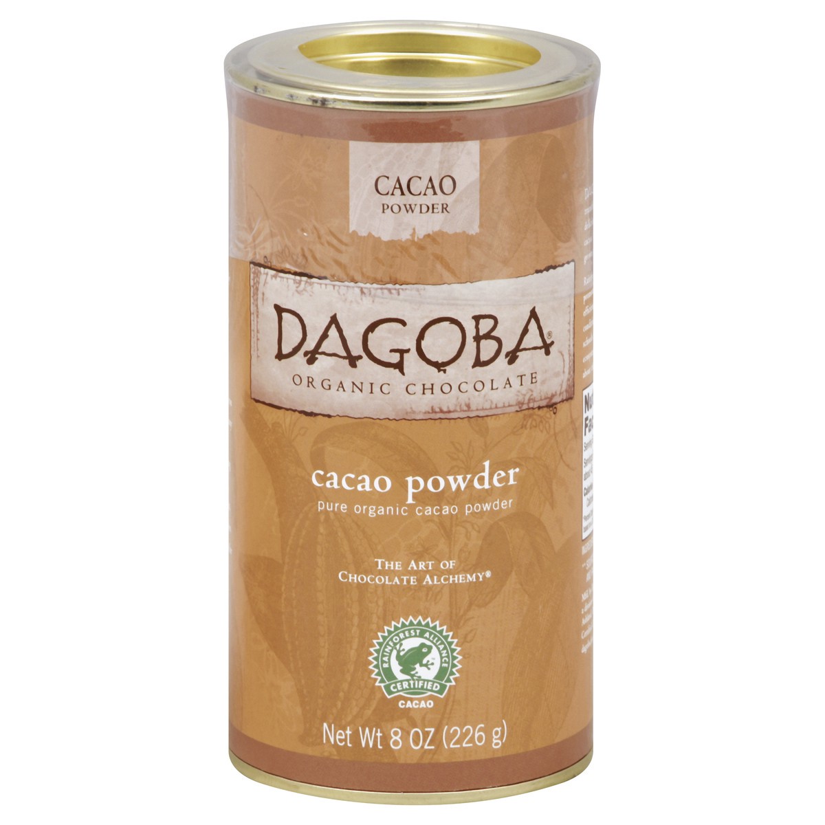 slide 3 of 4, DAGOBA Cacao Powder 8 oz, 8 oz