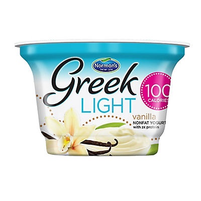 slide 1 of 1, Norman's Normans Lite Greek Vanilla Yogurt - 5.3 Oz, 5.3 oz