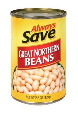 slide 1 of 1, Always Save Great Northern Beans, 15 oz