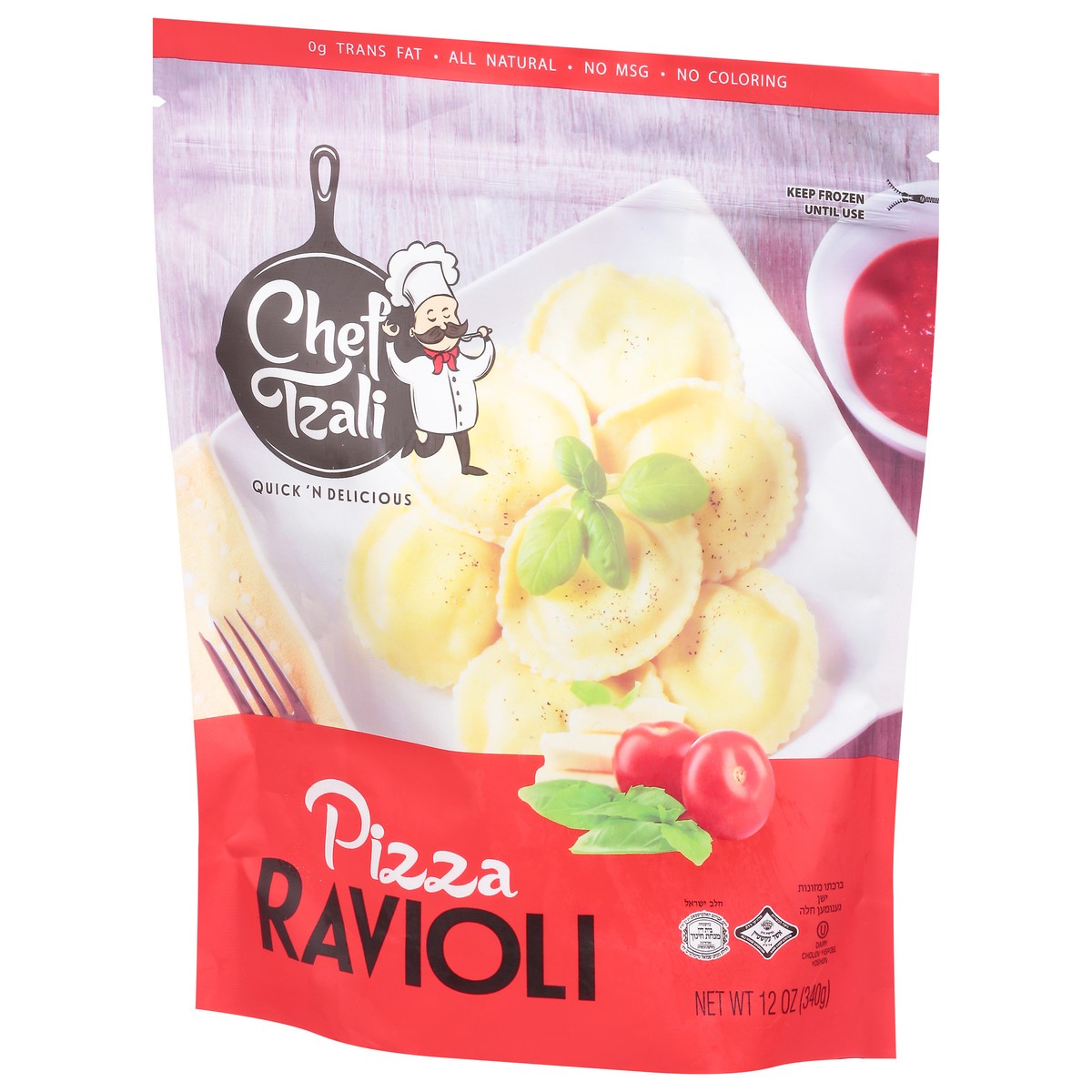 slide 8 of 13, Chef Tzali Mini Pizza Ravioli 12 oz, 12 oz