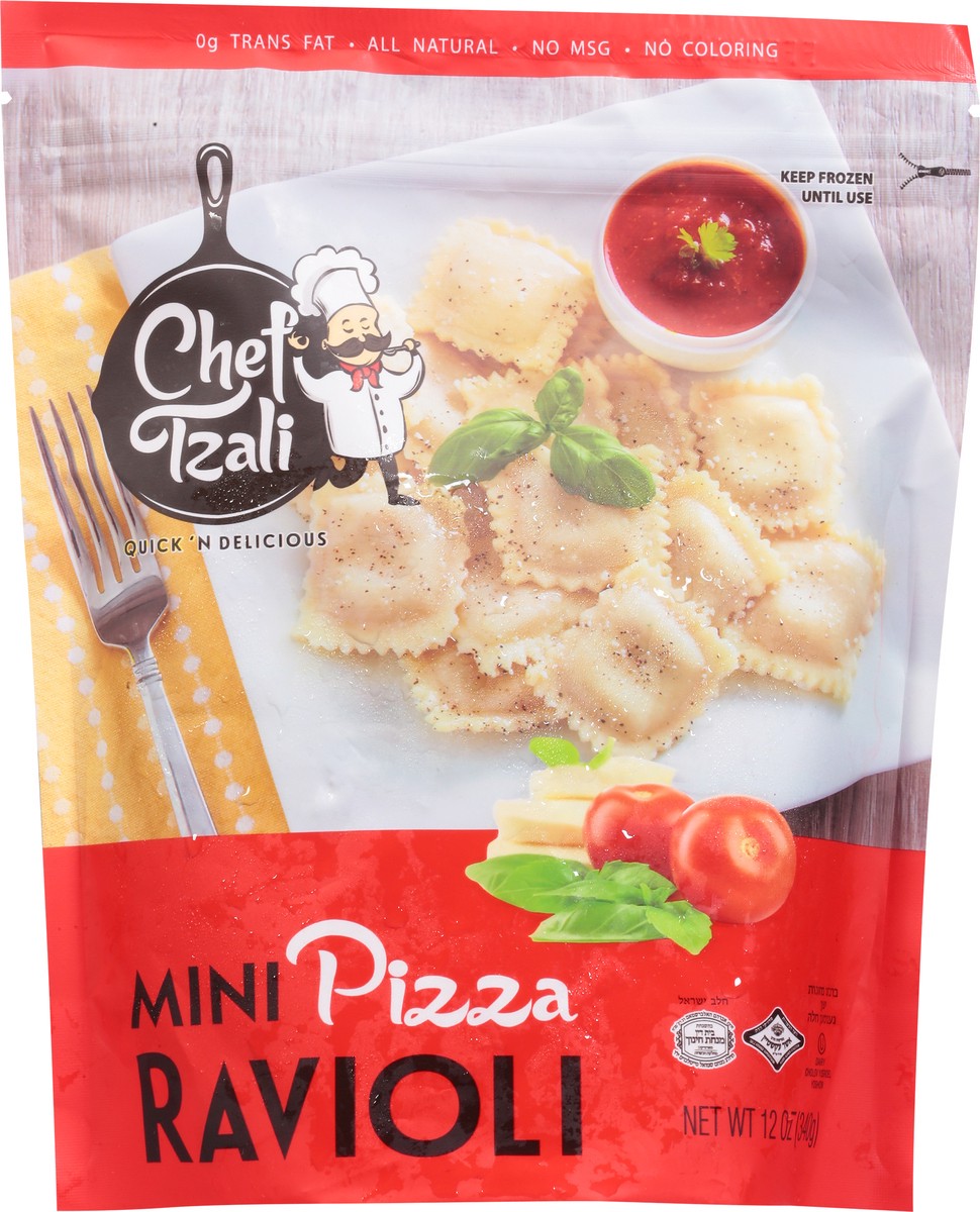 slide 6 of 13, Chef Tzali Mini Pizza Ravioli 12 oz, 12 oz