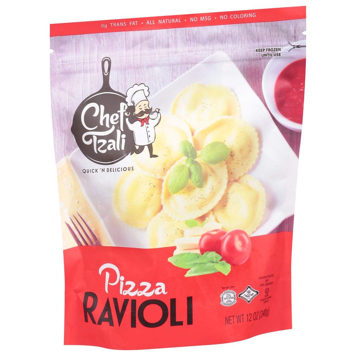 slide 3 of 13, Chef Tzali Mini Pizza Ravioli 12 oz, 12 oz