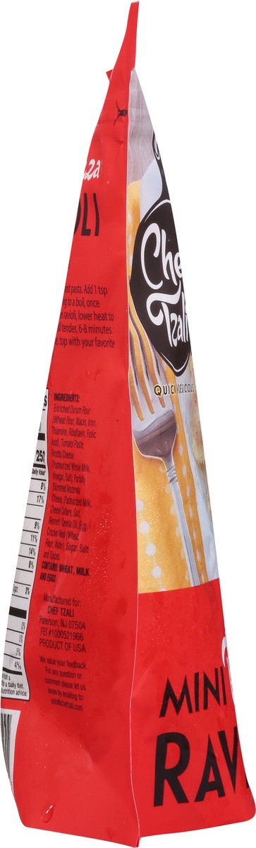 slide 13 of 13, Chef Tzali Mini Pizza Ravioli 12 oz, 12 oz