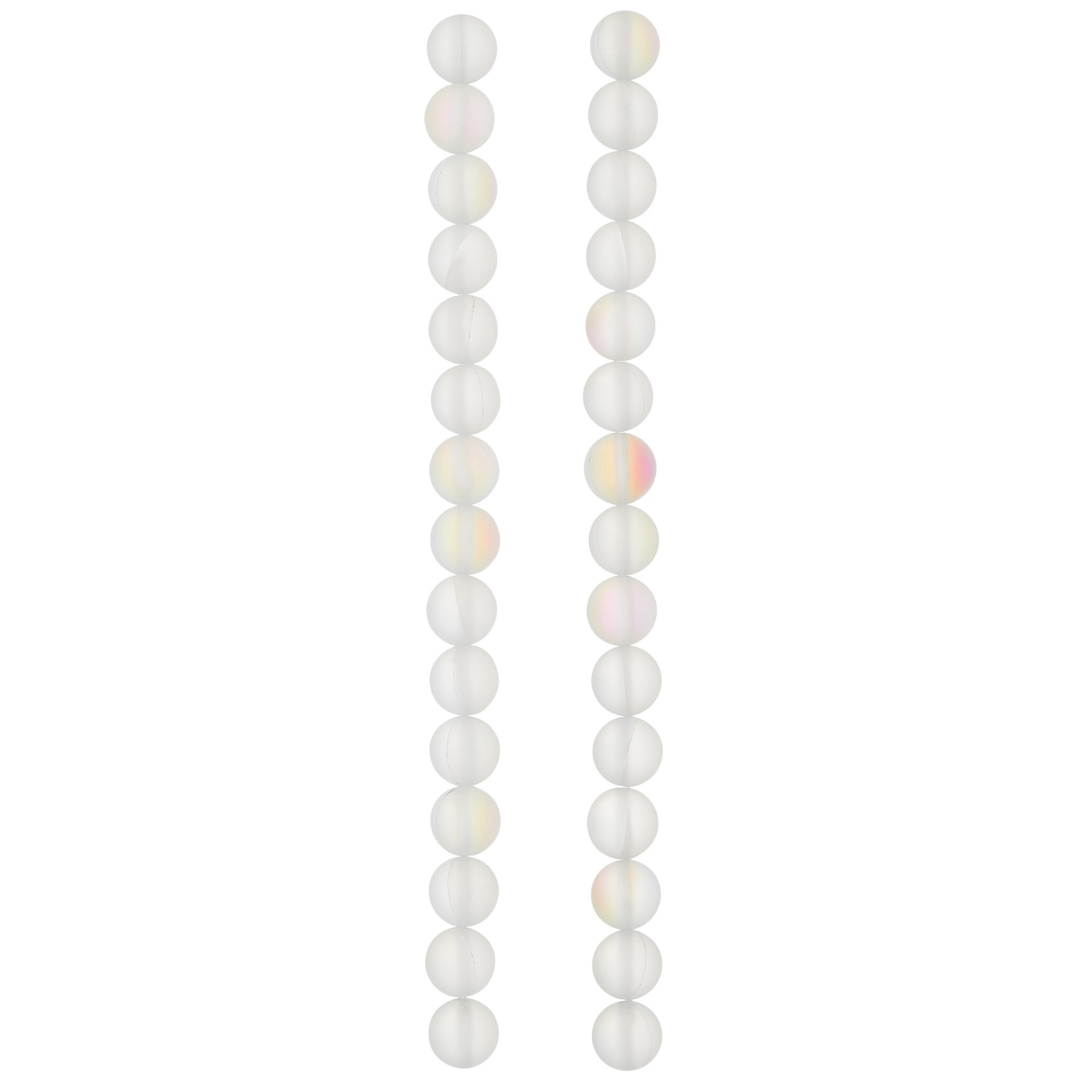 slide 2 of 4, Rainbow Glass Round Beads, 8mm By Bead Landing, 8mm