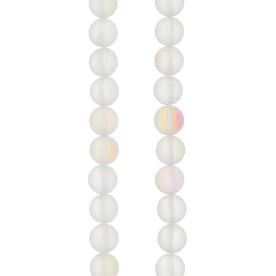 slide 1 of 4, Rainbow Glass Round Beads, 8mm By Bead Landing, 8mm