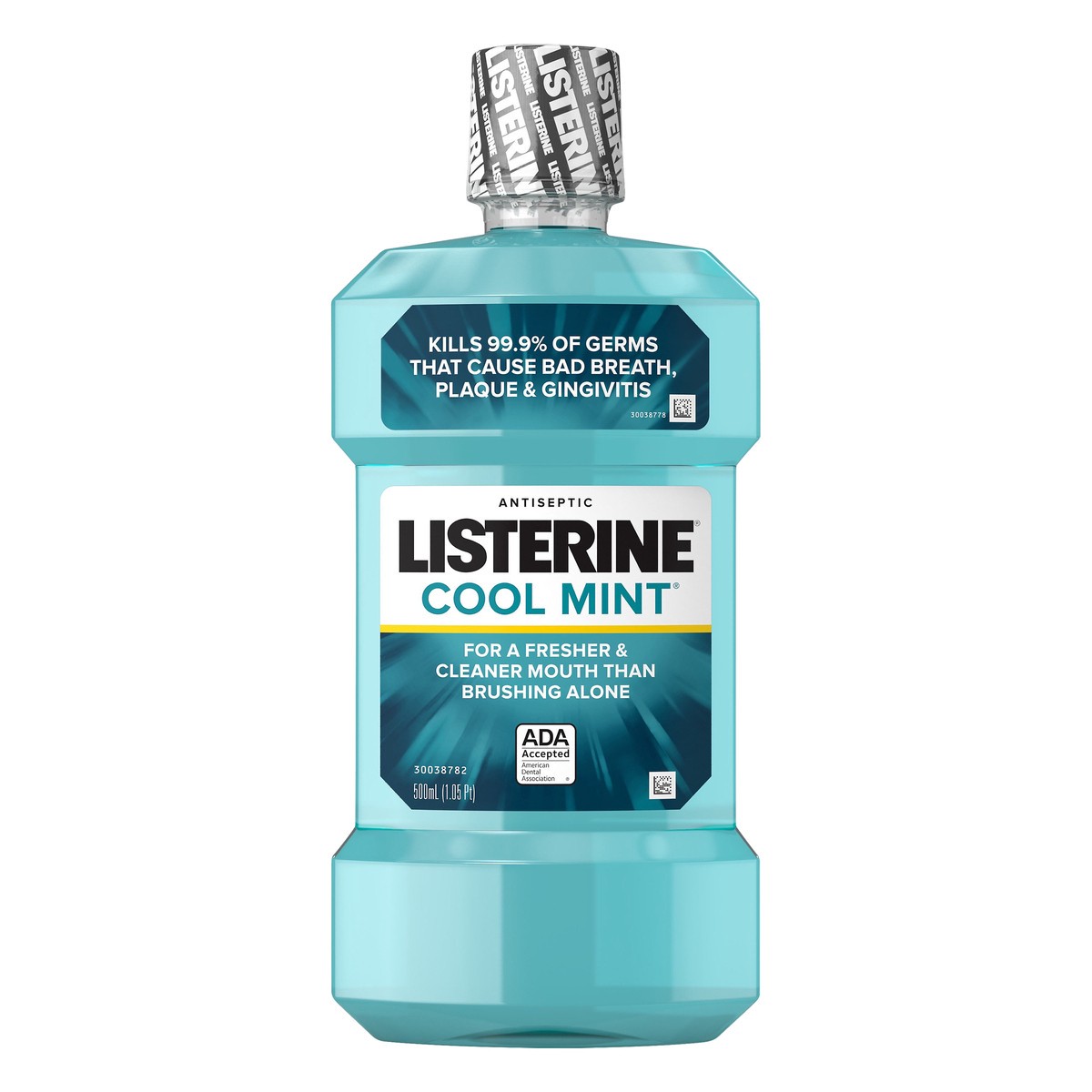 slide 1 of 9, Listerine Cool Mint Antiseptic Mouthwash, 16.9 oz