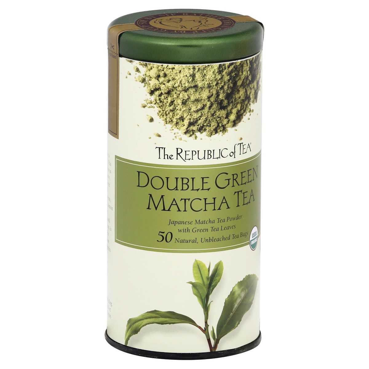 slide 11 of 12, The Republic of Tea Double Green Matcha Tea - 50 ct, 50 ct