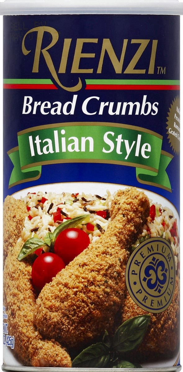 slide 2 of 2, Rienzi Bread Crumbs Italian Style, 15 oz
