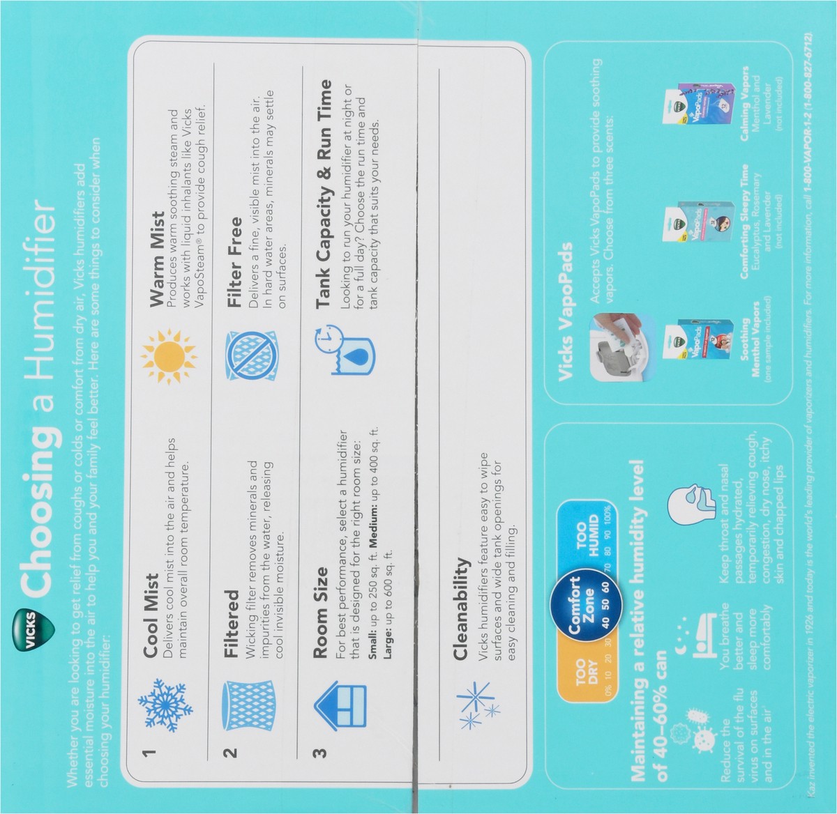 slide 5 of 9, Vicks 3-in-1 Sleepy Time Humidifier 1 ea, 1 ct