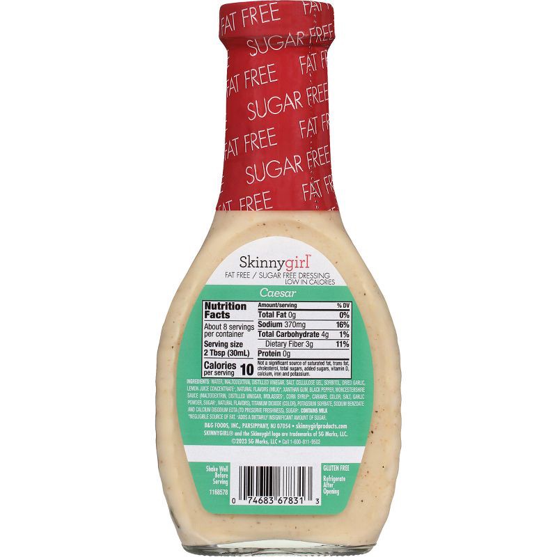 slide 2 of 6, Skinnygirl Gluten-Free Caesar Dressing - 8 fl oz, 8 fl oz
