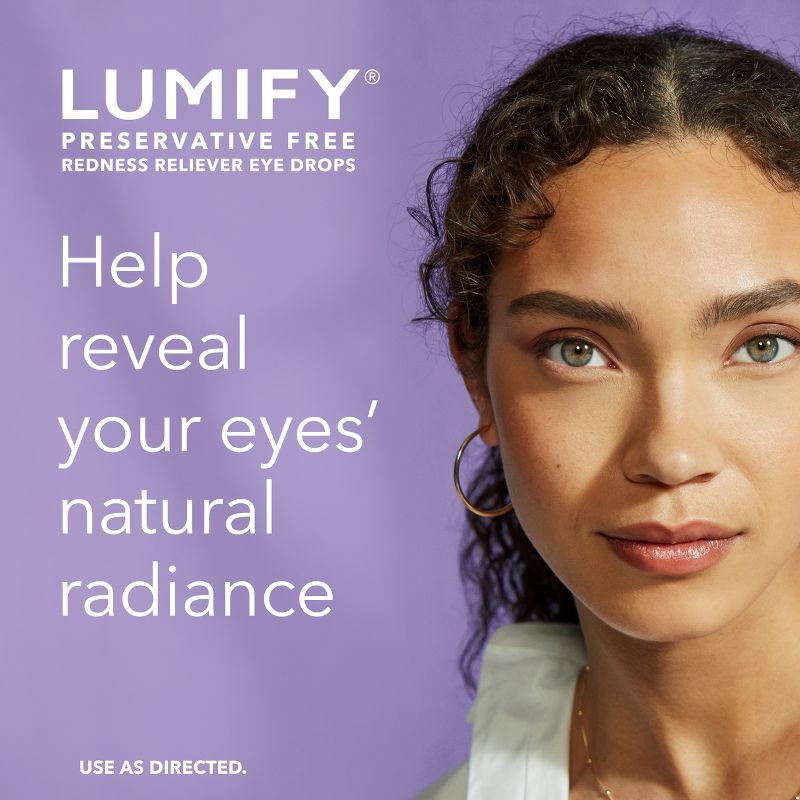 slide 6 of 7, Lumify Eye Drops for Redness Relief - Preservative Free - 8ml/20ct, 8 ml, 20 ct
