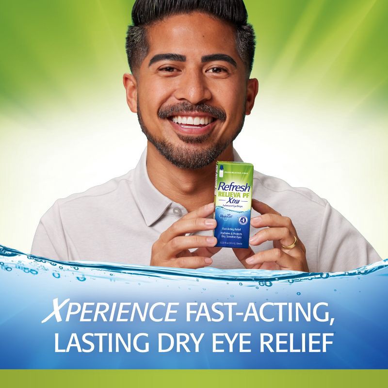 slide 7 of 13, Refresh Relieva PF XTRA Preservative-Free Artificial Tears Lubricant Eye Drops - 0.33 fl oz (10 mL), 10 ml