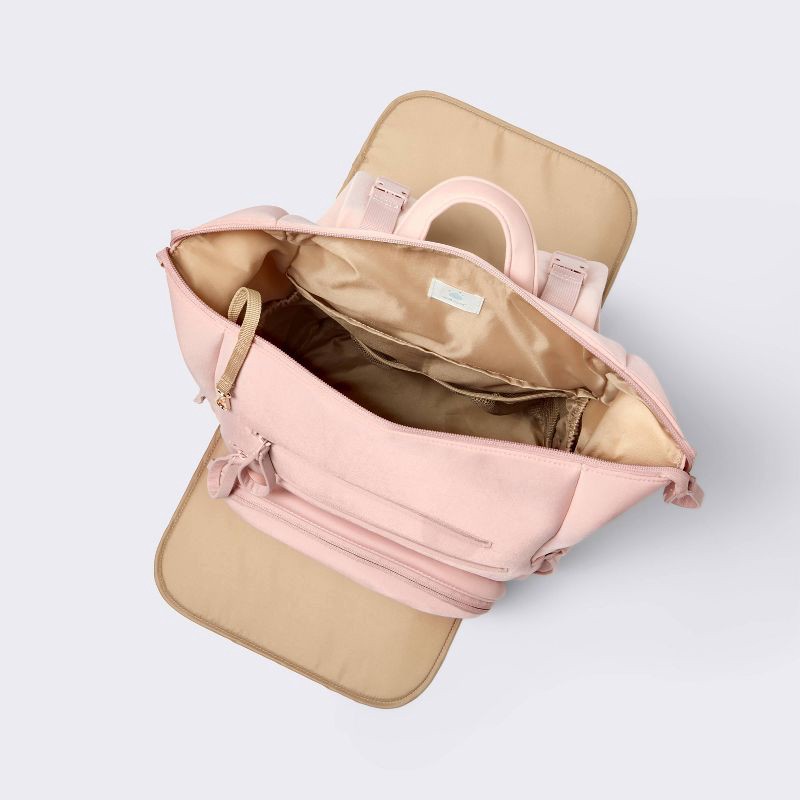 slide 3 of 5, Boxy Diaper Backpack - Pink - Cloud Island™, 1 ct