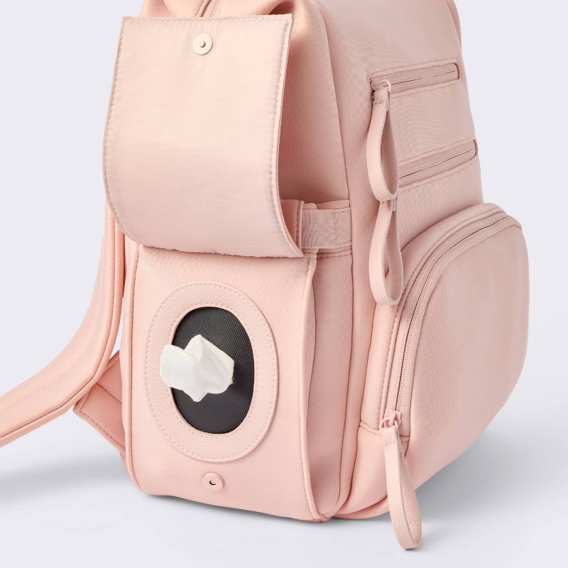 slide 4 of 5, Boxy Diaper Backpack - Pink - Cloud Island™, 1 ct