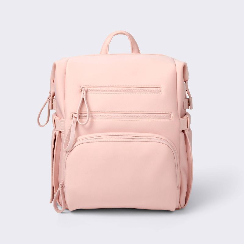 slide 1 of 5, Boxy Diaper Backpack - Pink - Cloud Island™, 1 ct
