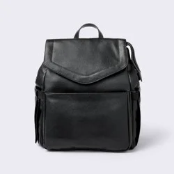 Flap Top Diaper Backpack - Black - Cloud Island™