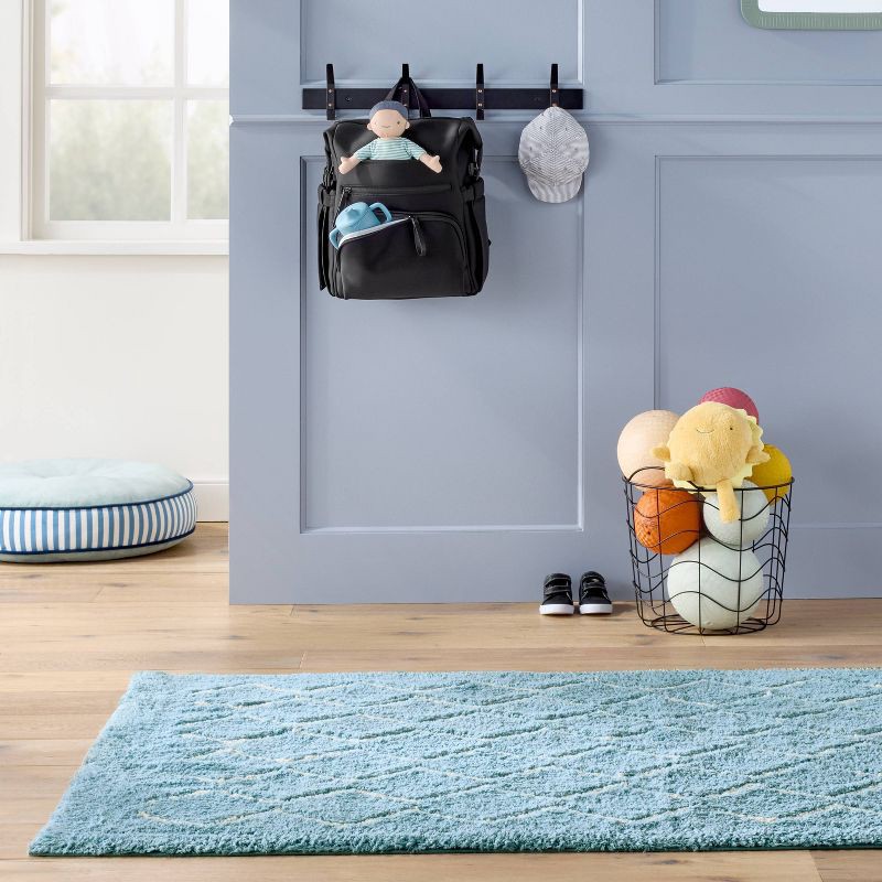 slide 2 of 5, Boxy Diaper Backpack - Black - Cloud Island™, 1 ct