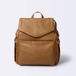 Flap Top Diaper Backpack - Cognac - Cloud Island™