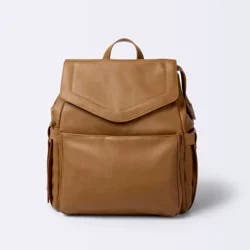 Flap Top Diaper Backpack - Cognac - Cloud Island™