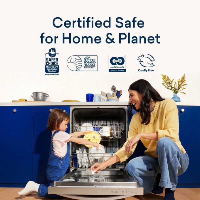 slide 7 of 10, Blueland Lemon Zest Dishwasher Detergent Tablets - 9.5oz/40ct, 9.5 oz, 40 ct