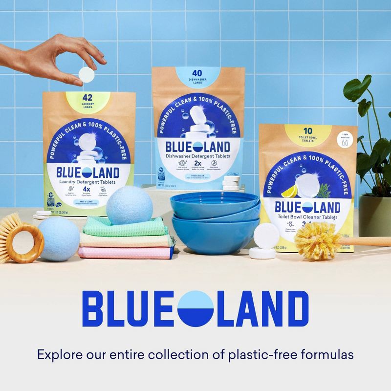 slide 12 of 12, Blueland Fragrance Free Dishwasher Detergent Tablets - 9.5oz/40ct, 9.5 oz, 40 ct