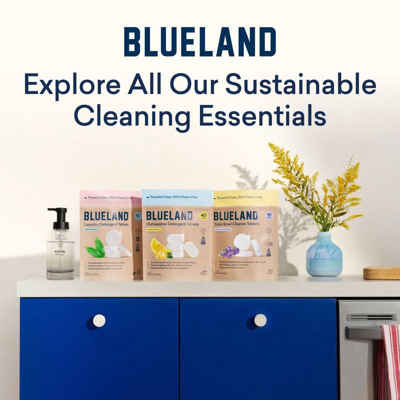 slide 10 of 10, Blueland Fragrance Free Dishwasher Detergent Tablets - 9.5oz/40ct, 9.5 oz, 40 ct
