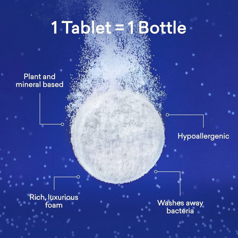 slide 6 of 11, Blueland Hand Soap Starter Set - Slate Reusable Bottle and Lavender Scent Table - 2ct/0.3oz, 2 ct; 0.3 oz