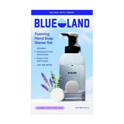 Blueland Hand Soap Starter Set - Slate Reusable Bottle and Lavender Scent Table - 2ct/0.3oz