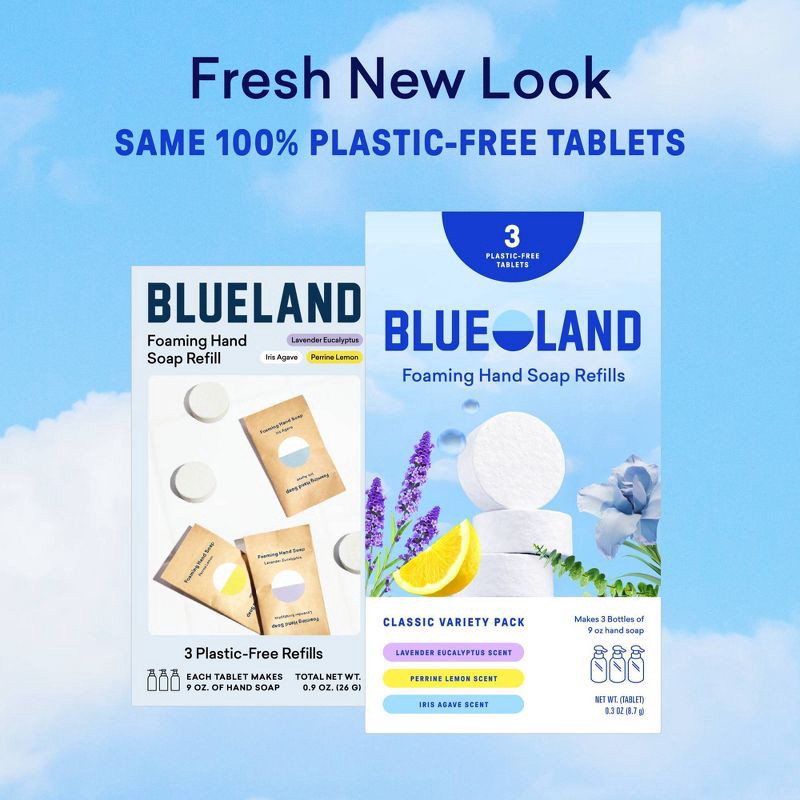 slide 2 of 11, Blueland Hand Soap Refill Tablets - Classic Variety - 3ct/0.9oz, 3 ct; 0.9 oz