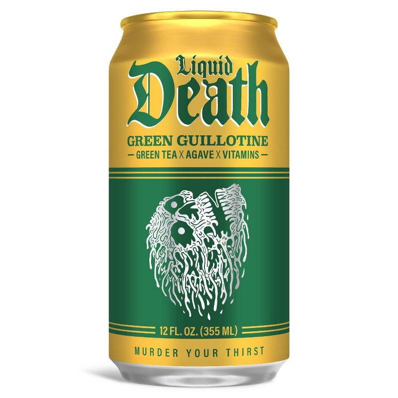 slide 2 of 7, Liquid Death Green Guillotine Tea - 6pk/12 fl oz Cans, 6 ct; 12 fl oz