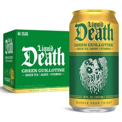 Liquid Death Green Guillotine Tea - 6pk/12 fl oz Cans