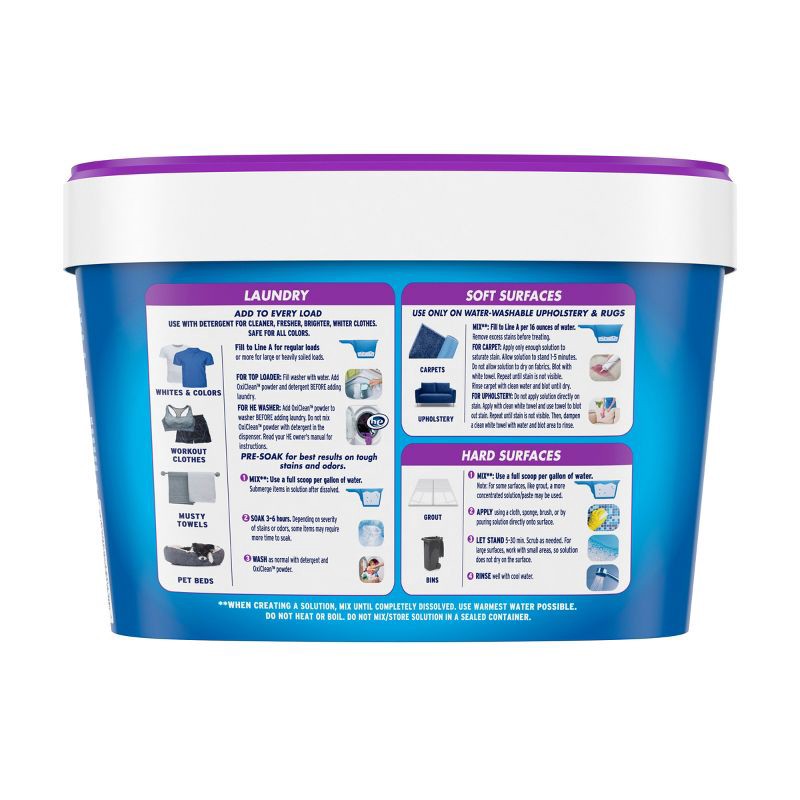 slide 2 of 10, OxiClean Odor Blasters Versatile Stain Remover Powder - 3lbs, 3 lb