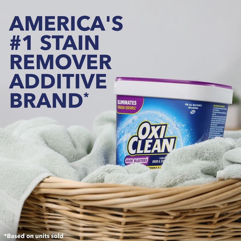 slide 8 of 10, OxiClean Odor Blasters Versatile Stain Remover Powder - 3lbs, 3 lb