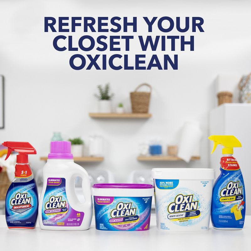 slide 9 of 10, OxiClean Odor Blasters Versatile Stain Remover Powder - 3lbs, 3 lb