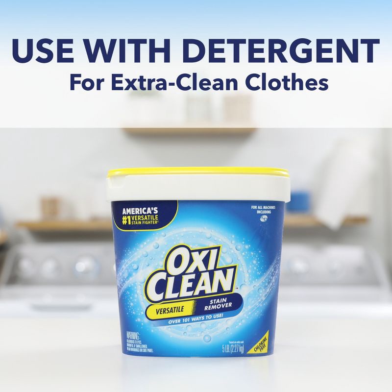 slide 5 of 10, OxiClean Versatile Stain Remover Powder - 3lbs, 3 lb