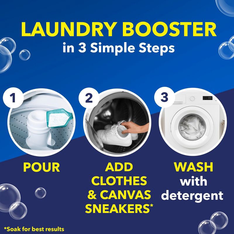 slide 6 of 10, OxiClean White Revive Laundry Whitener and Stain Remover Powder - 3lbs, 3 lb