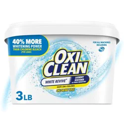 OxiClean White Revive Laundry Whitener and Stain Remover Powder - 3lbs