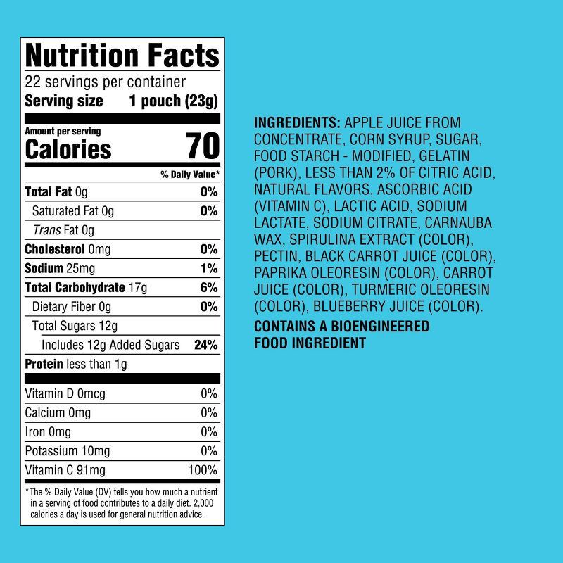 slide 5 of 5, Shark Friends Fruit Flavored Snacks - 17.6oz/22ct - Good & Gather™, 22 ct; 17.6 oz