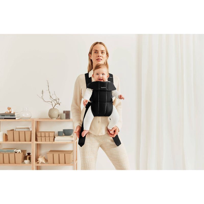 slide 3 of 7, BabyBjorn Baby Mini Carrier - Black, 1 ct