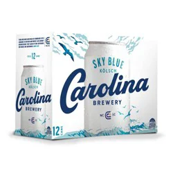 Carolina Brewery Sky Blue Kolsch Beer - 12pk/12 fl oz Cans