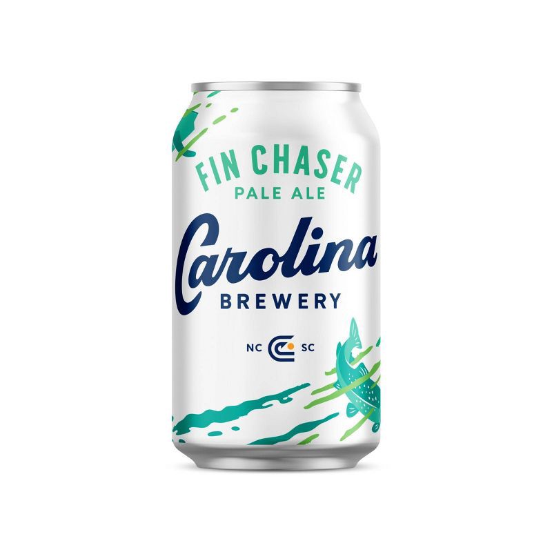 slide 2 of 6, Carolina Brewery Fin Chaser Pale Ale Beer - 6pk/12 fl oz Cans, 6 ct; 12 fl oz