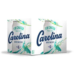 Carolina Brewery Fin Chaser Pale Ale Beer - 6pk/12 fl oz Cans