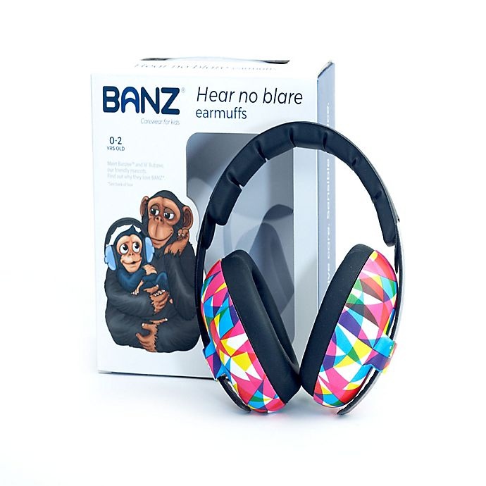 slide 2 of 3, Baby Banz Infant Hearing Protection Earmuffs - Geo, 1 ct
