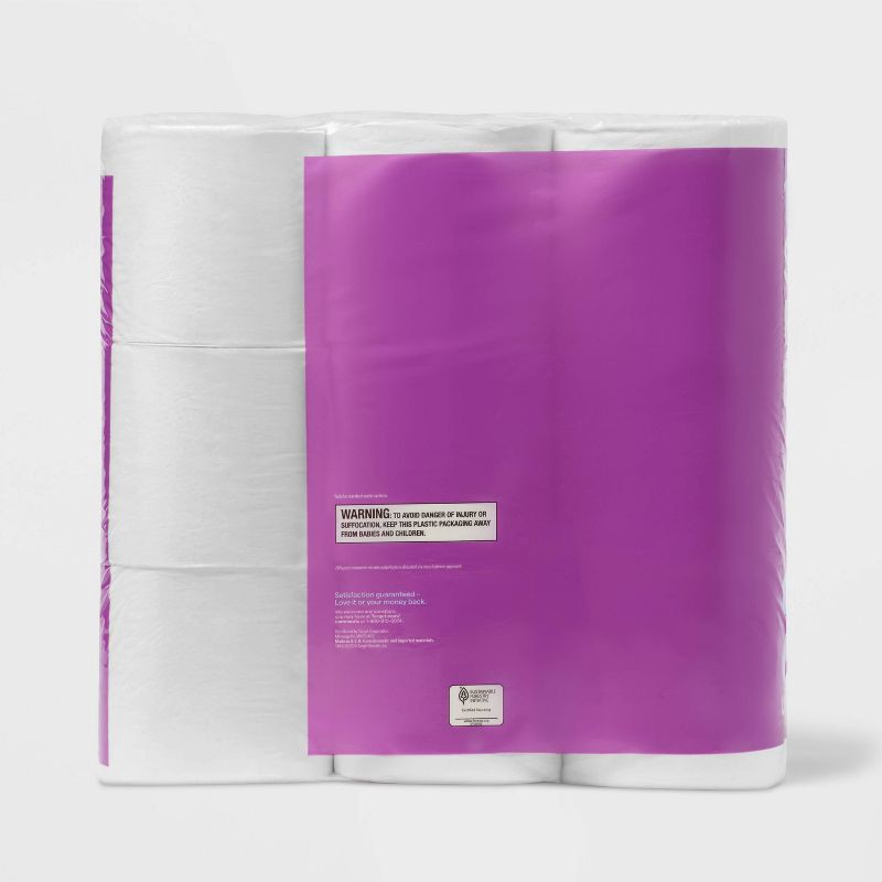 slide 3 of 3, Toilet Paper - 18 Rolls - up&up™, 18 ct